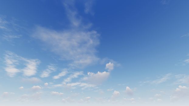 Cloudy blue sky abstract background, blue sky background with tiny clouds, 3d rendering

