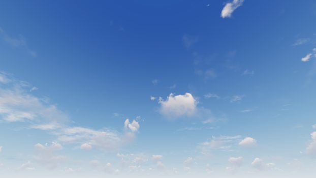 Cloudy blue sky abstract background, blue sky background with tiny clouds, 3d rendering

