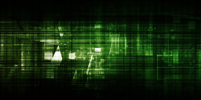 Futuristic Web Cyber Data Grid Color Background