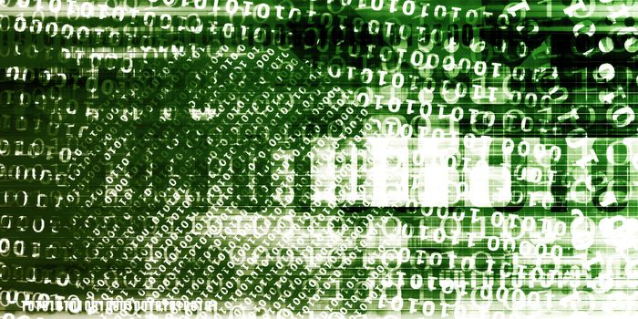 Technology Overload and Overflowing with Data Concept