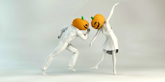 Halloween Dinner and Dance Spooky Party Pumpkin