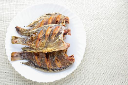 Deep Fried Tilapia Fish with Fish Sauce and Pepper

