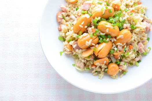 Smoked Sausage Fried Rice, a quick fried rice for simple, yet immensely satisfying meal on a cold day.