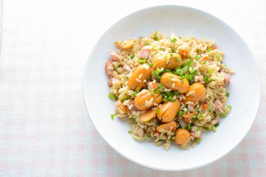 Smoked Sausage Fried Rice, a quick fried rice for simple, yet immensely satisfying meal on a cold day.