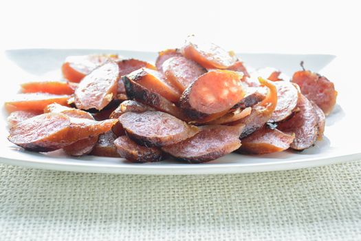 Chinese sausage, is a generic term referring to the many different types of sausages origin in China. There are different kinds ranging from those made using fresh pork, pig livers and duck livers.