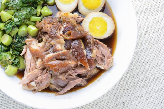 Braised Pork Leg, a one pot comfort dish