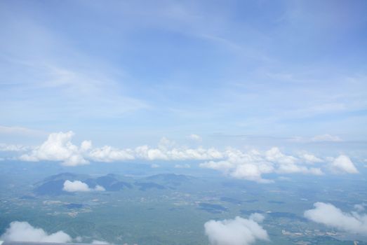 Blue sky with clouds, sky with cloudy
