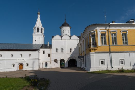 Holy Gates and Abbot Corps of Spaso-Prilutsky Monastery in Vologda, Russia