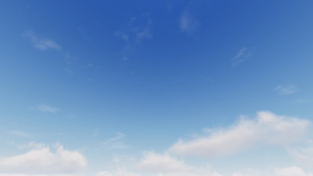 Cloudy blue sky abstract background, blue sky background with tiny clouds, 3d rendering

