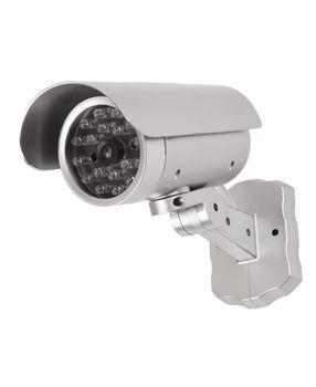 surveillance camera isolated on white background