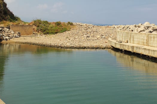 a part of the port of Pizzo,Calabria,Italy