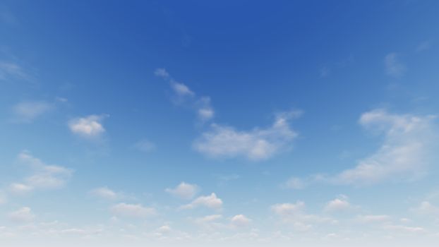 Cloudy blue sky abstract background, blue sky background with tiny clouds, 3d rendering

