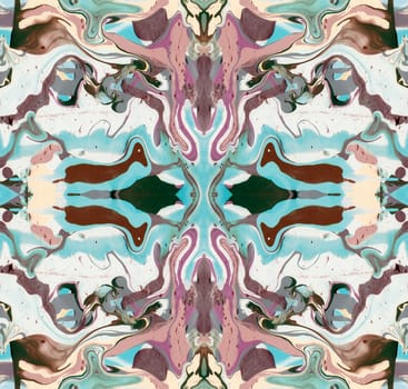 Abstract pastel colors kaleidoscope illustration. Beautiful multicolor texture. Bright design for poster, card, banner.
