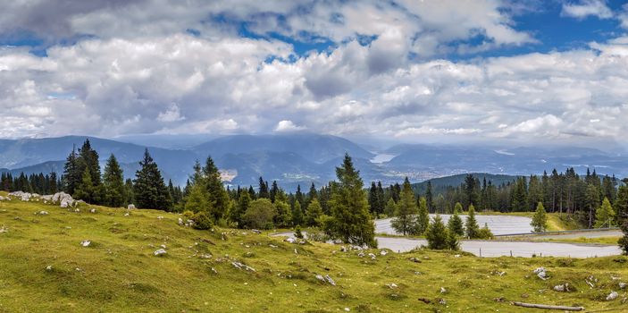 View from final parking of Villach Alpine road, Austria