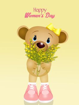illustration of Happy Women's Day