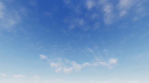 Cloudy blue sky abstract background, blue sky background with tiny clouds, 3d rendering

