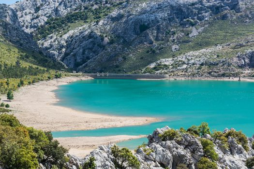 The artificial-scale Cuber reservoir in the Sierra de Tramuntana, Mallorca, Spain
