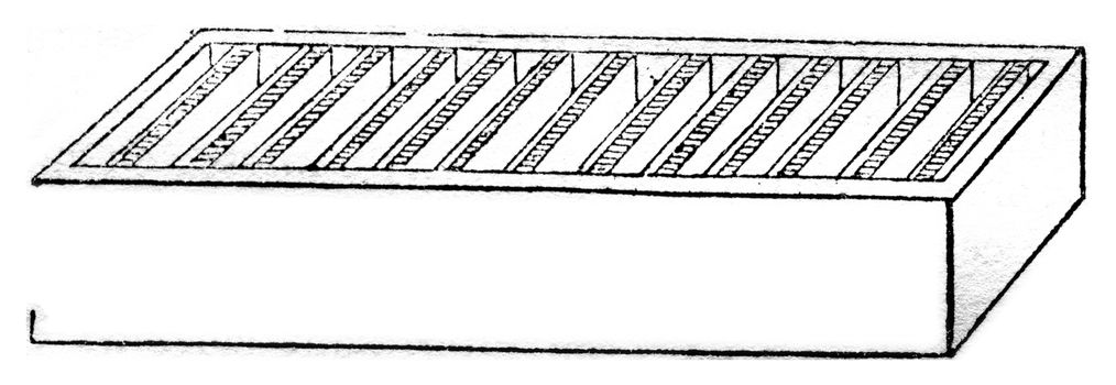 The elements copper and zinc, welded together, vintage engraved illustration. Magasin Pittoresque 1836.
