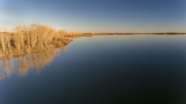 lower angle view of a large body of water