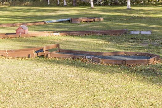 Run Down Miniature golf in fall.