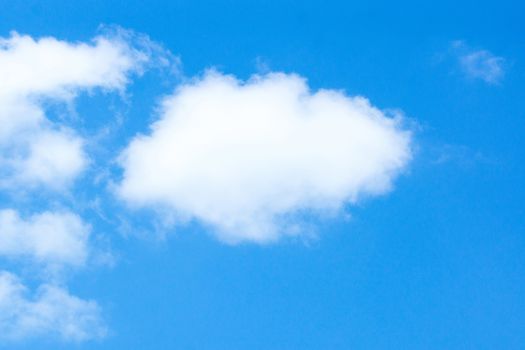 The sky in sunny summer weather, a cloudy background