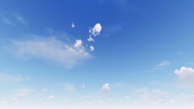 Cloudy blue sky abstract background, blue sky background with tiny clouds, 3d rendering

