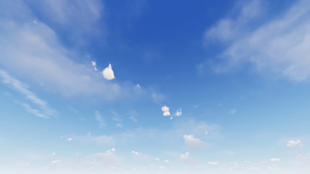 Cloudy blue sky abstract background, blue sky background with tiny clouds, 3d rendering

