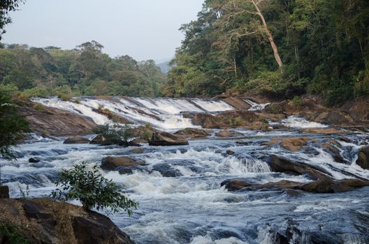 this big waterfall in india.