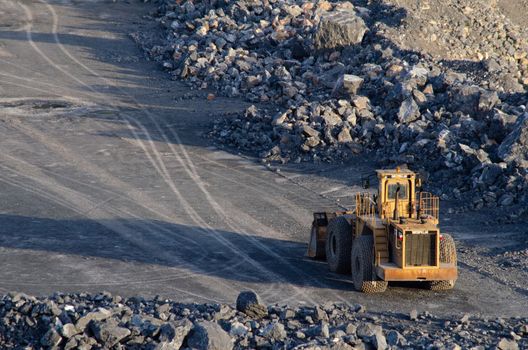 Open Areas for Limestone Mining .This area has been mined for limestone,Thailand