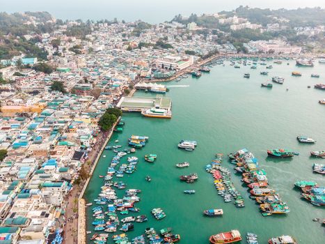 Cheung Chau Island Aerial Shot, Hong Kong