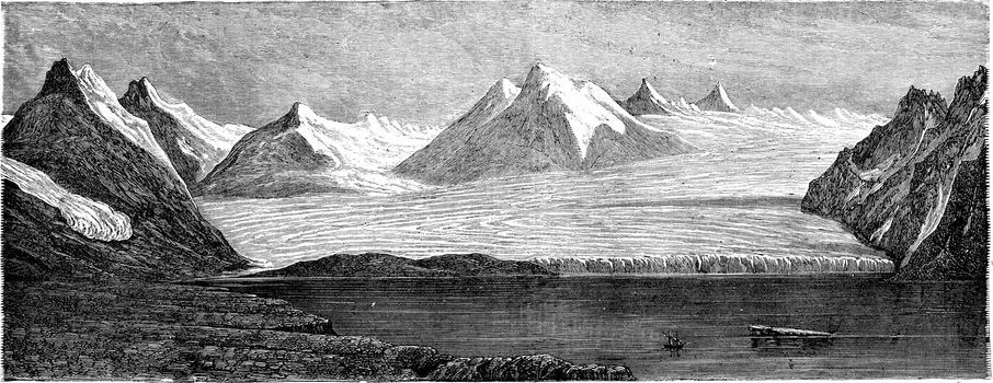 English bay. vintage engraved illustration. Le Tour du Monde, Travel Journal, (1865).