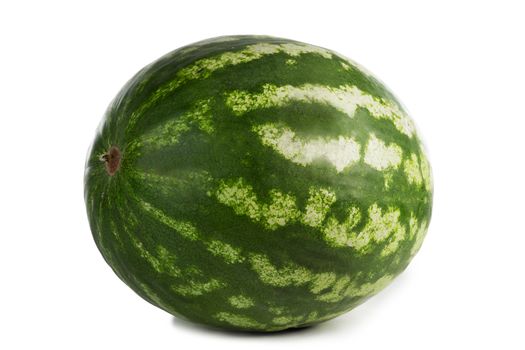 One watermelon isolated on white background