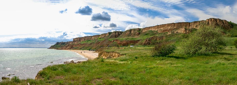 Shore of the Black Sea near the village of Grigoryevka in Odessa region of Odessa, Ukraine