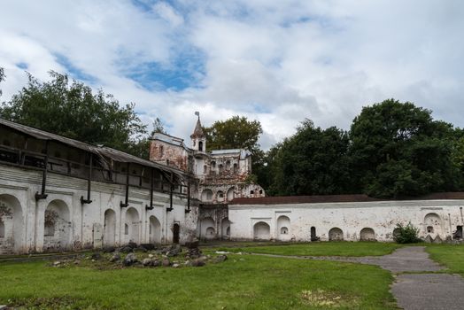 Pyatnitskaya (Northwest) tower of Vologda kremlin. Russia