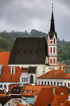 Church of St. Vitus in Cesky Krumlov, Czech Republic