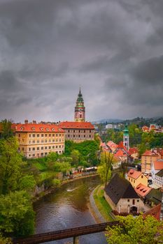 View of the Сesky Krumlov Castle, Czech Republic