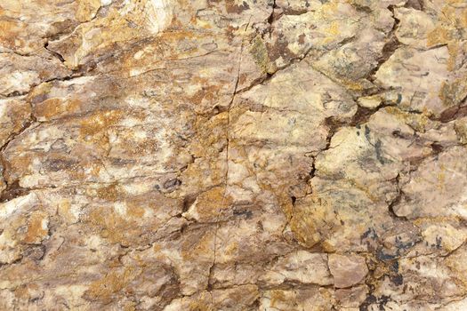 Texture of colorful Mediterranean stone on the shore