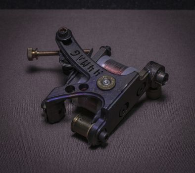 tattoo machine steel, in colors metal