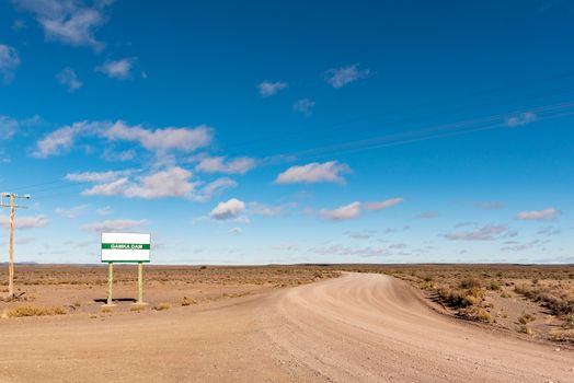 Road to the Gamka Dam near Loxton in the Northern Cape Province