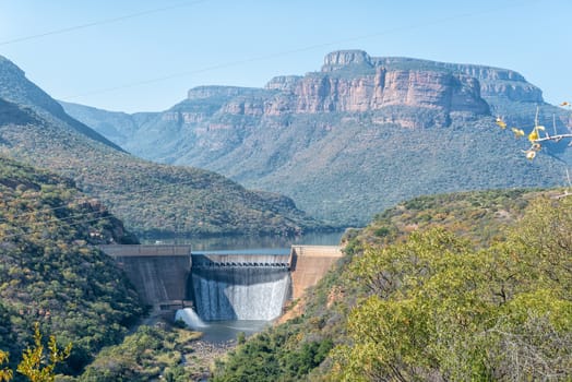 View of the Blyderivierspoort Dam and the Blyde River Canyon