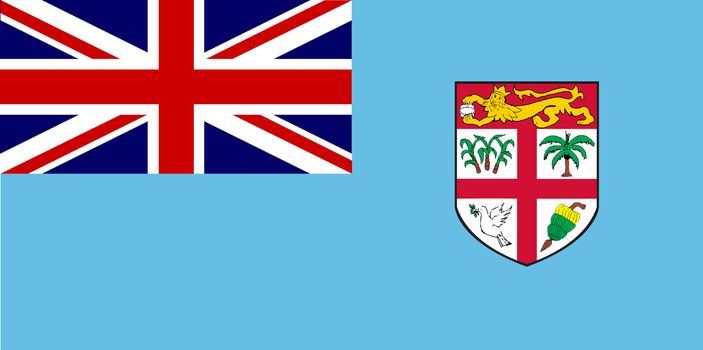 The blue ensign Flag of Fiji