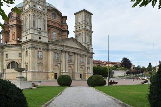 This photo represents a panorama of Sanctuary of Mondovi.