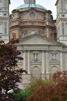 Close up of the Sanctuary of Mondovi.