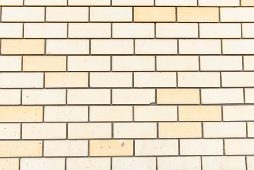 White brick wall, perfect as a background, square photograph.