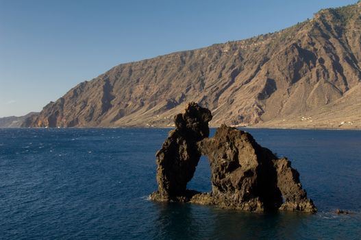 The Bonanza Rock. Las Playas Natural Monument. Valverde. El Hierro. Canary Islands. Spain.