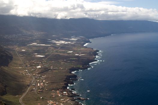Valley of El Golfo. Frontera. El Hierro. Canary Islands. Spain.