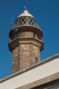 Orchilla lighthouse. Frontera Rural Park. El Pinar. El Hierro. Canary Islands. Spain.