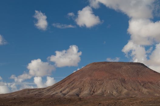 Red Mountain. La Oliva. Fuerteventura. Canary Islands. Spain.
