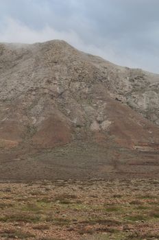 Tindaya Mountain. Tindaya Mountain Natural Monument. La Oliva. Island of Fuerteventura. Canary Islands. Spain.
