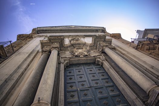 I Quattro Canti, or piazza Villena, or Ottagono del Sole, or Teatro del Sole, is the name of an octagonal square at the intersection of the two main roads of Palermo